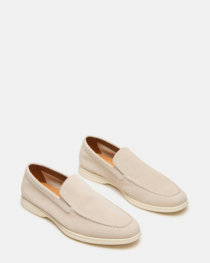 LINUX Beige Suede Slip-On Men's Casual | Steve Madden