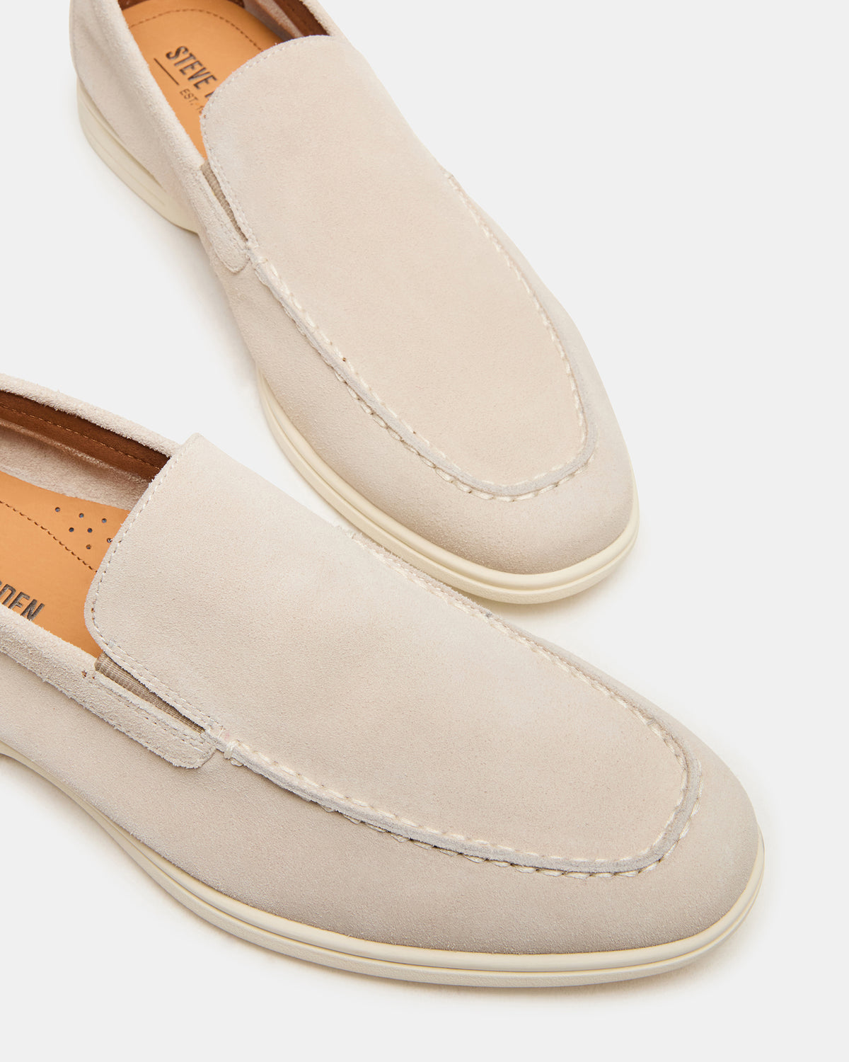 LINUX Beige Suede Slip-On Men's Casual | Steve Madden