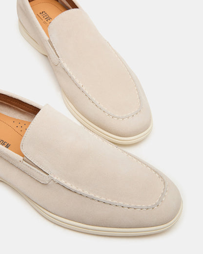 LINUX Beige Suede Slip-On Men's Casual | Steve Madden