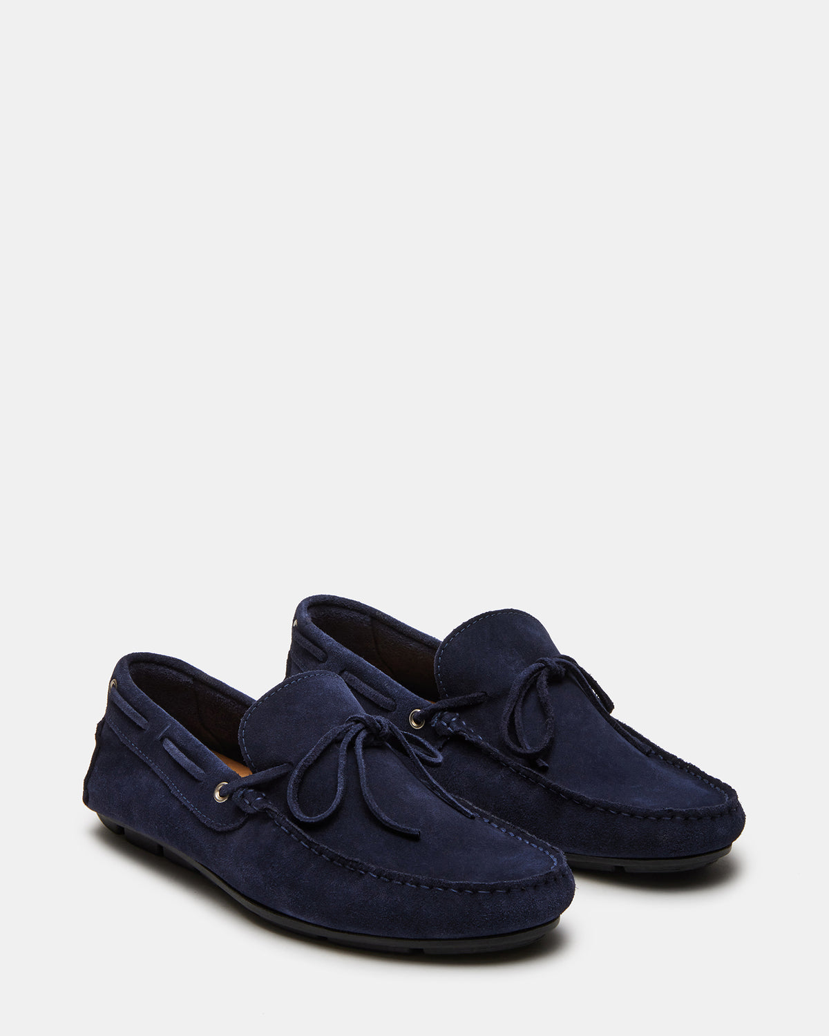 AMALFI Navy Suede Slip-On Men's Casual Loafer | Steve Madden