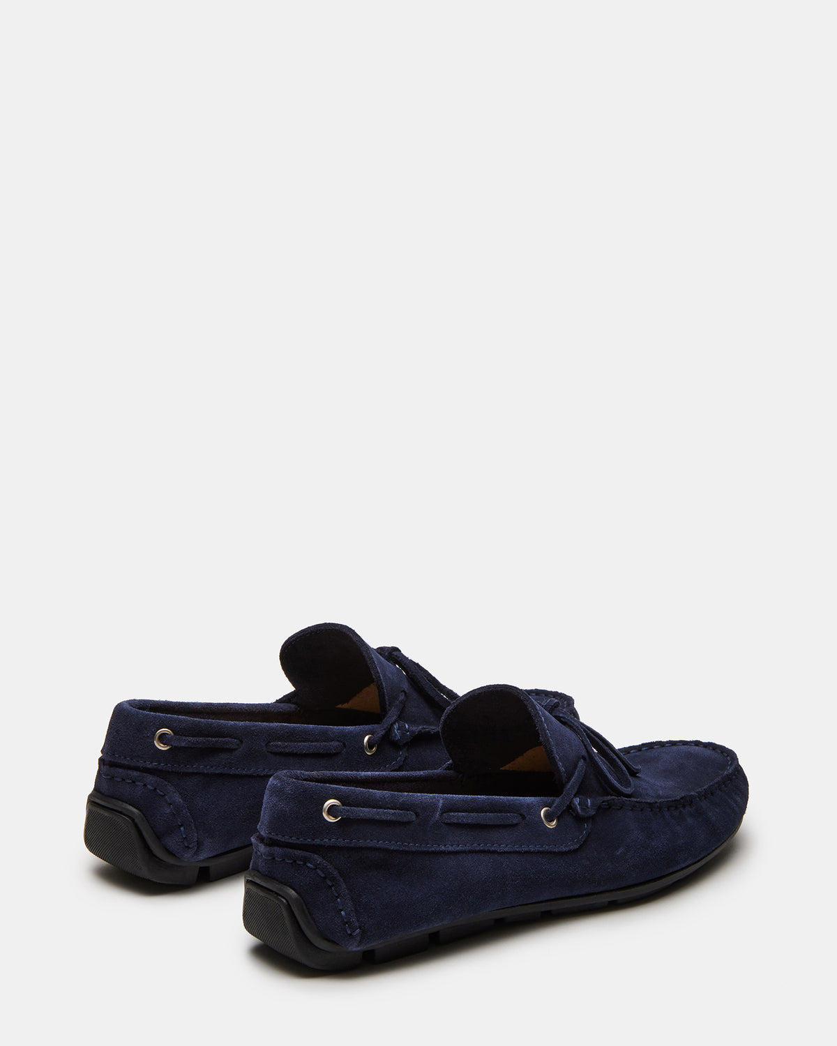 AMALFI Navy Suede Slip-On Men's Casual Loafer | Steve Madden
