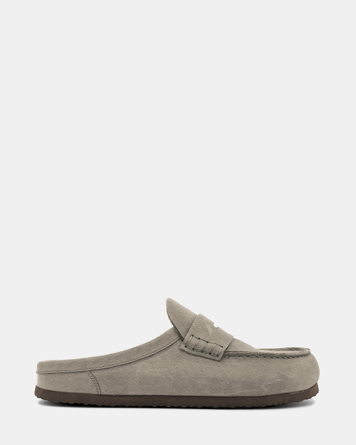WYATT Taupe Suede Slip-On Clog Men's Casual | Steve Madden