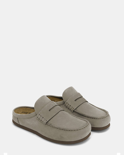 WYATT Taupe Suede Slip-On Clog Men's Casual | Steve Madden