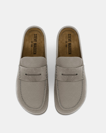 WYATT Taupe Suede Slip-On Clog Men's Casual | Steve Madden