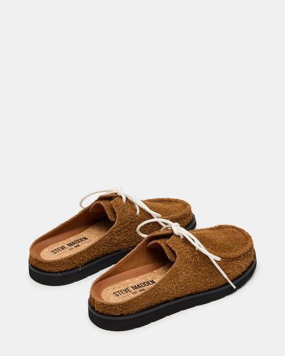 SAILOR Tan Slip-On Laces Footbed Men's Casual Shoe | Steve Madden