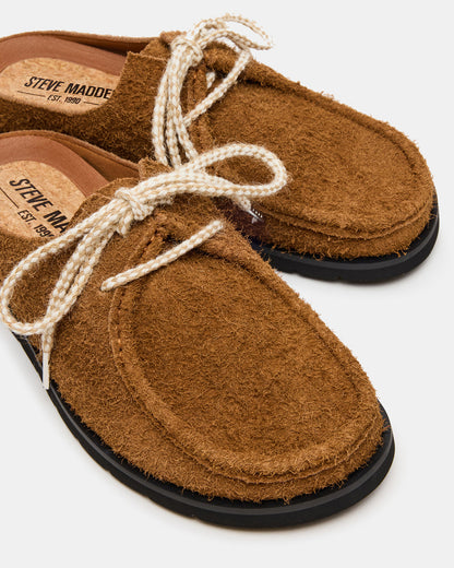 SAILOR Tan Slip-On Laces Footbed Men's Casual Shoe | Steve Madden