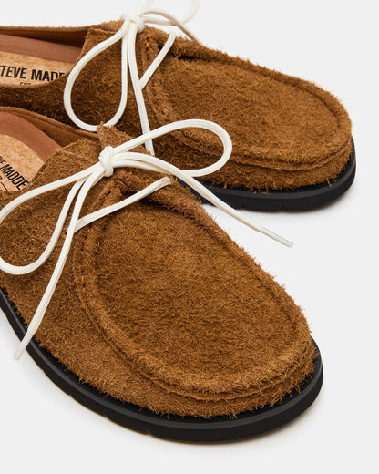SAILOR Tan Slip-On Laces Footbed Men's Casual Shoe | Steve Madden