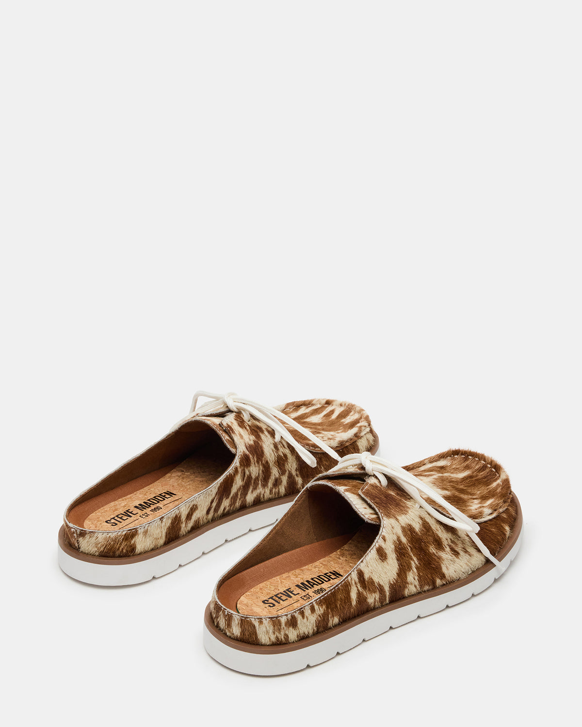 SAILOR Brown White Slip-On Laces Footbed Men's Casual Shoe | Steve Madden