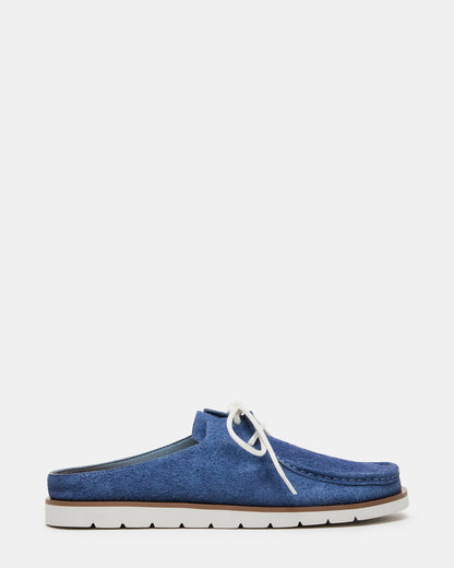 SAILOR Blue Slip-On Laces Footbed Men's Casual Shoe | Steve Madden