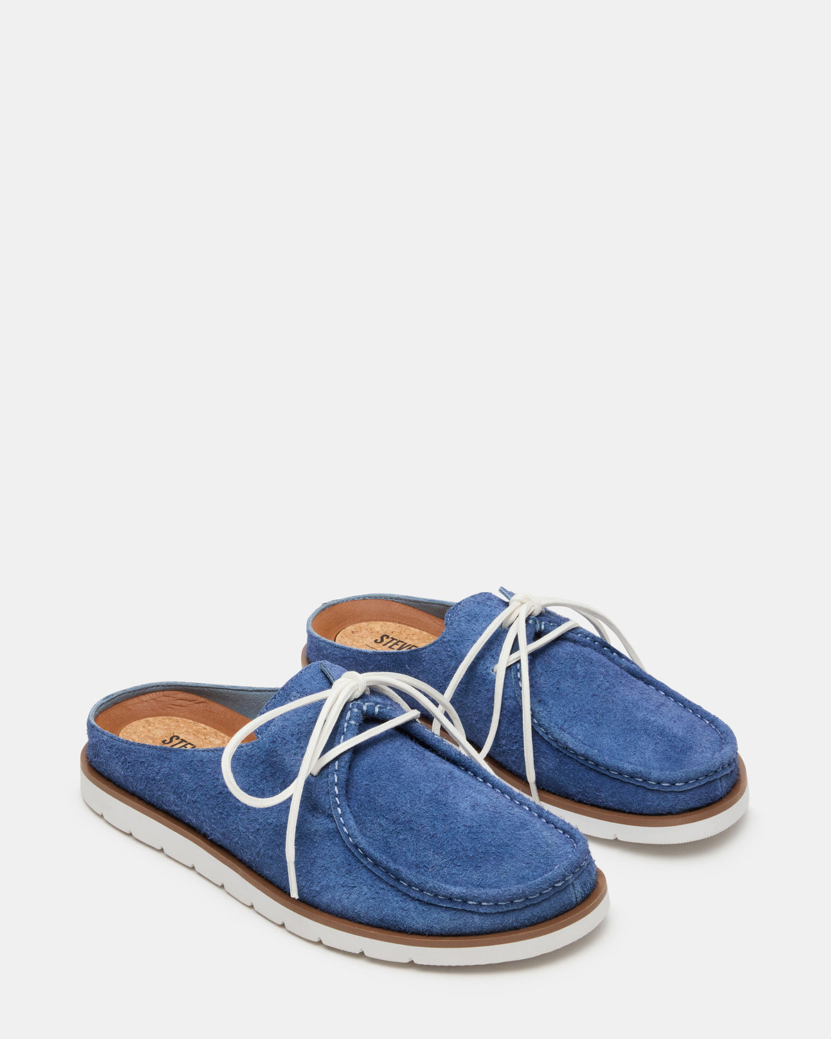 SAILOR Blue Slip-On Laces Footbed Men's Casual Shoe | Steve Madden