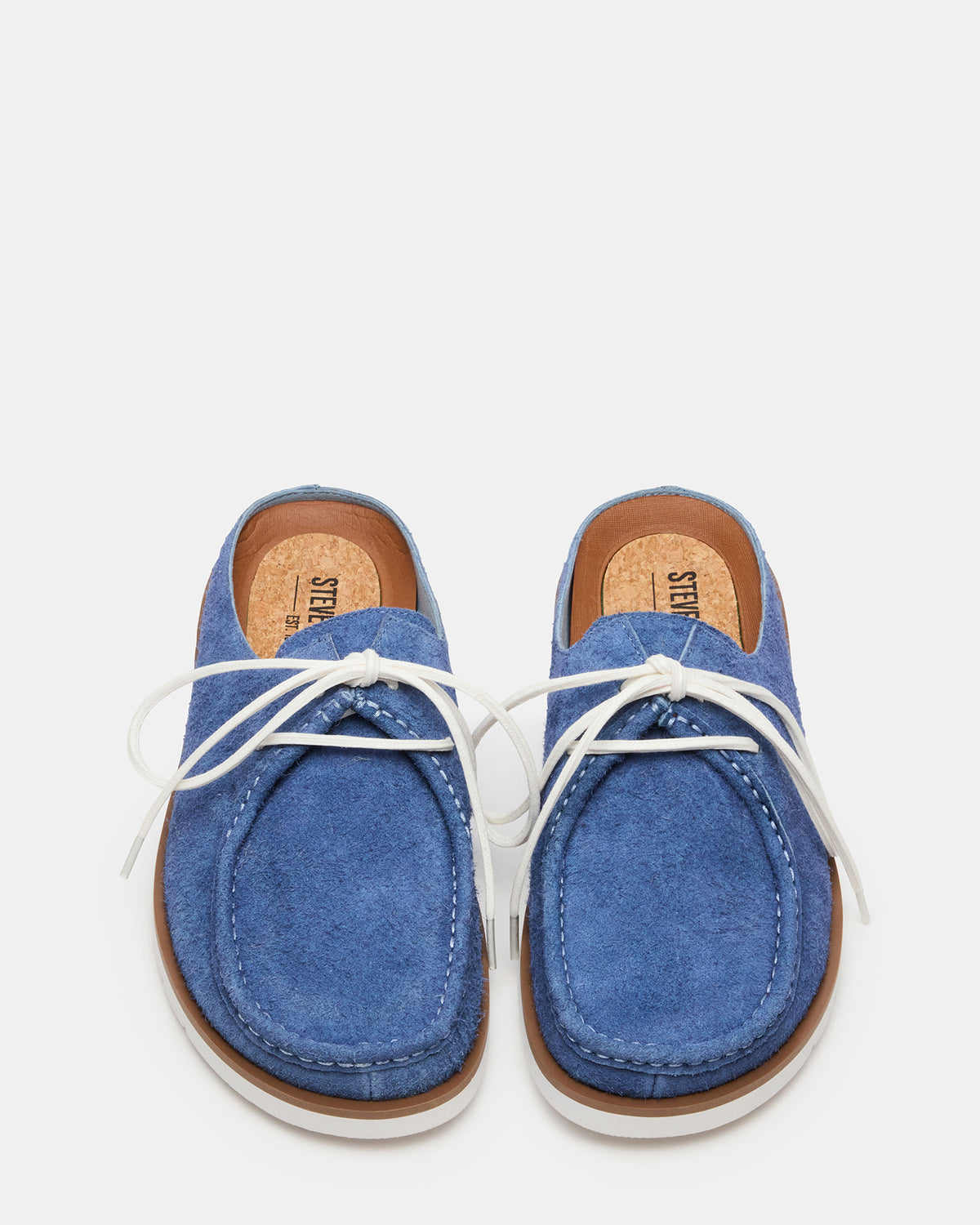 SAILOR Blue Slip-On Laces Footbed Men's Casual Shoe | Steve Madden