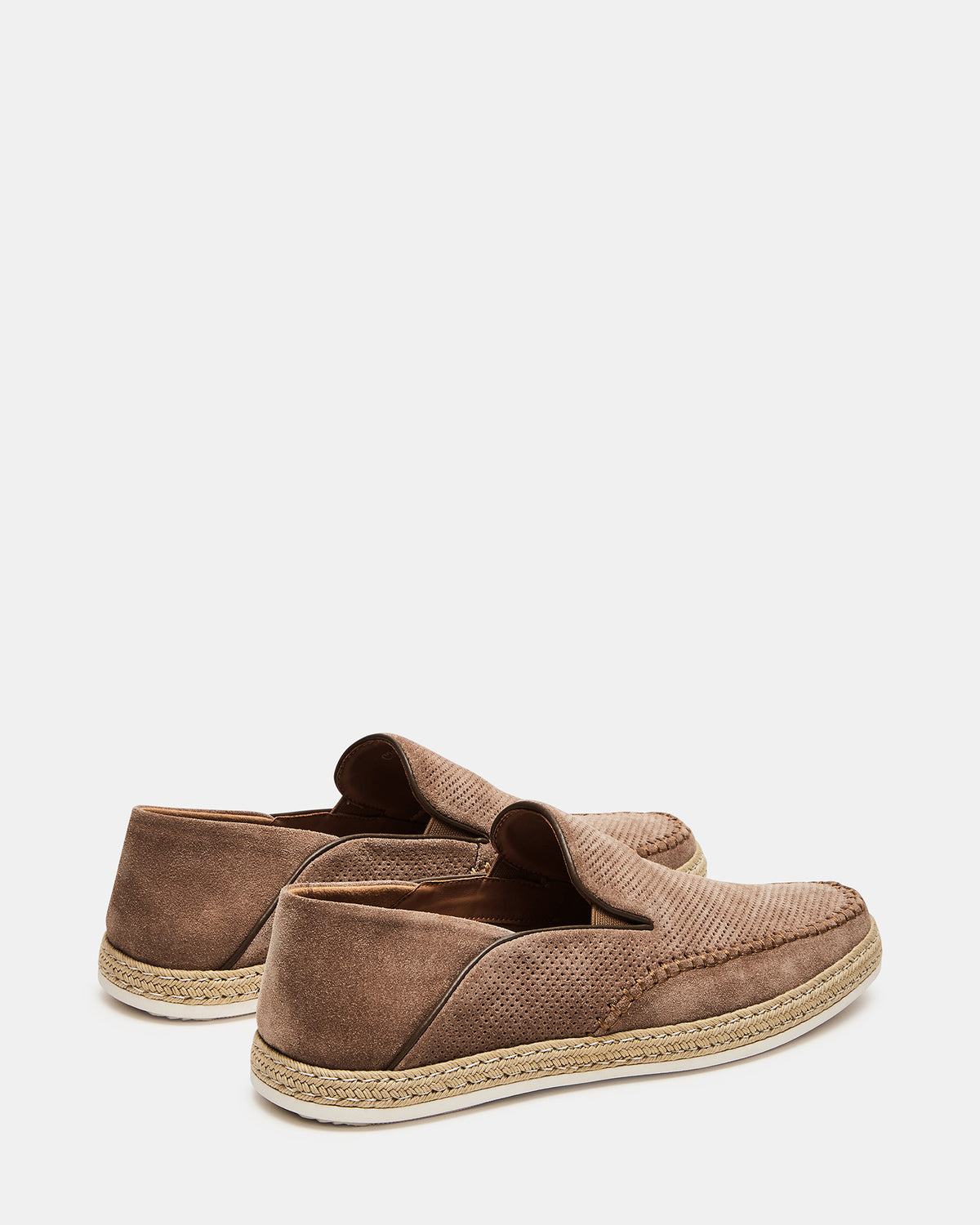 CAYDENN Tobacco Suede Slip-On Espadrille Men's Casual Loafer | Steve Madden
