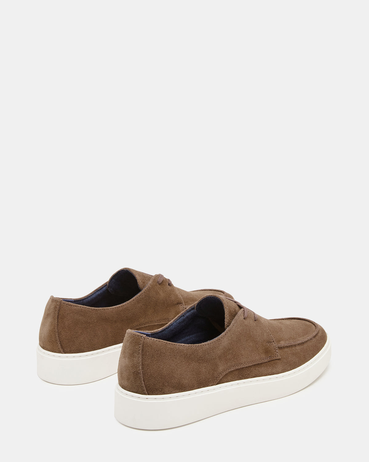 FRANKK Cognac Suede Lace-Up Men's Casual Shoe | Steve Madden