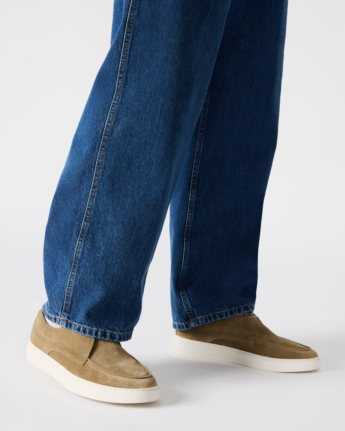 FRANKK Taupe Suede Lace-Up Men's Casual Shoe | Steve Madden