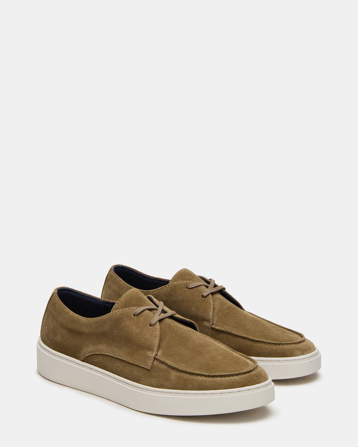 FRANKK Taupe Suede Lace-Up Men's Casual Shoe | Steve Madden