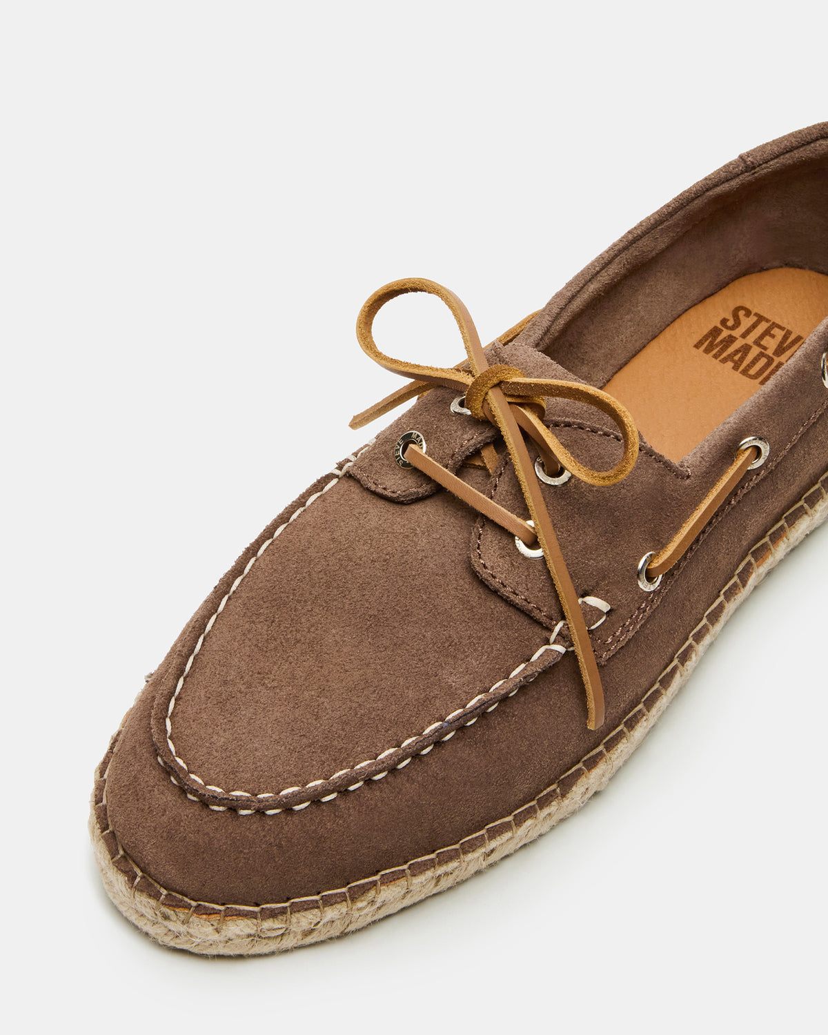 PANCHO Taupe Suede Slip-On Espadrille Boat Shoe Men's Casual | Steve Madden