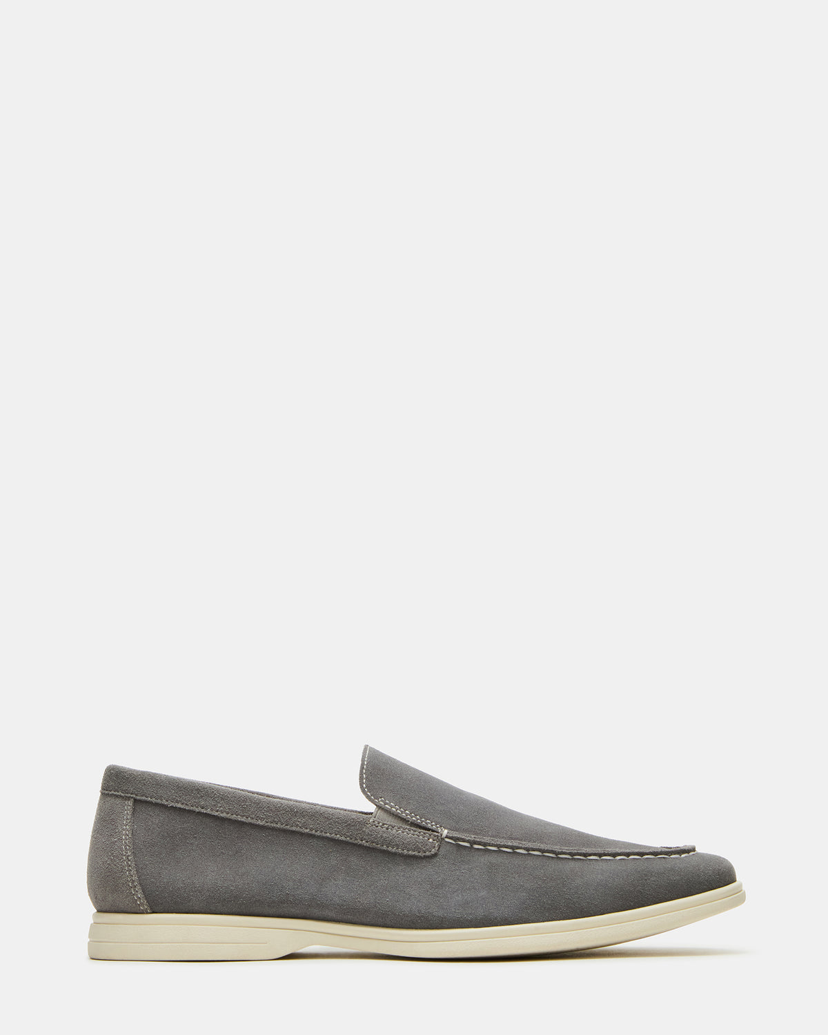 LINUX Grey Suede Slip-On Men's Casual | Steve Madden