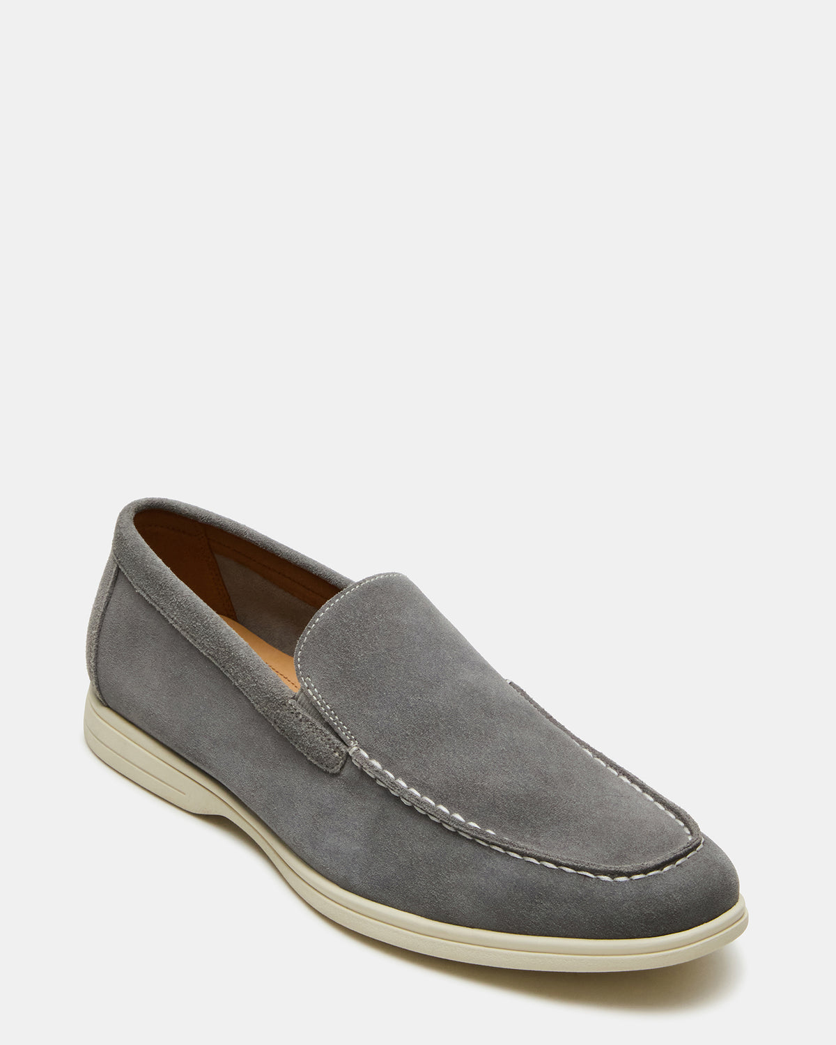LINUX Grey Suede Slip-On Men's Casual | Steve Madden