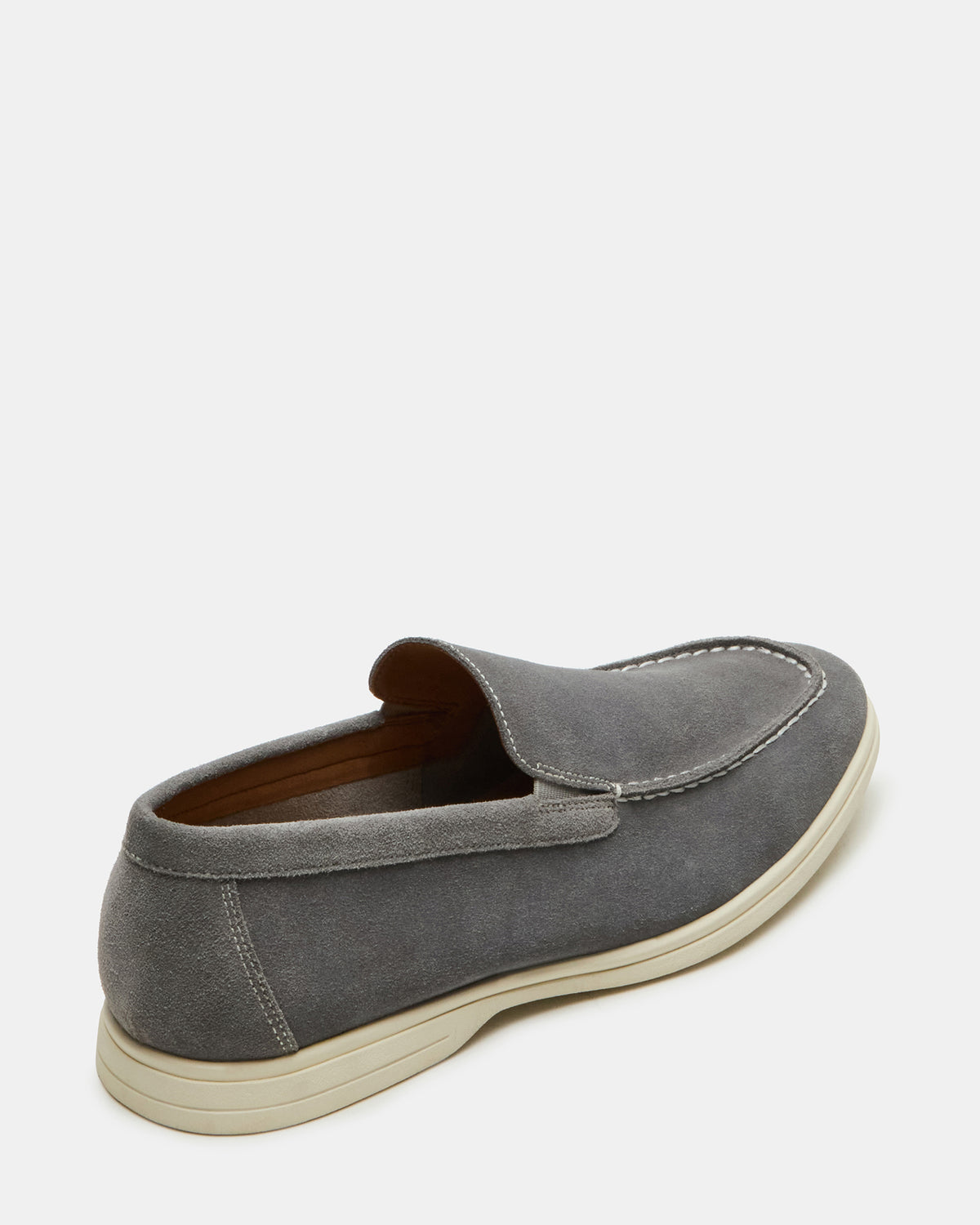 LINUX Grey Suede Slip-On Men's Casual | Steve Madden