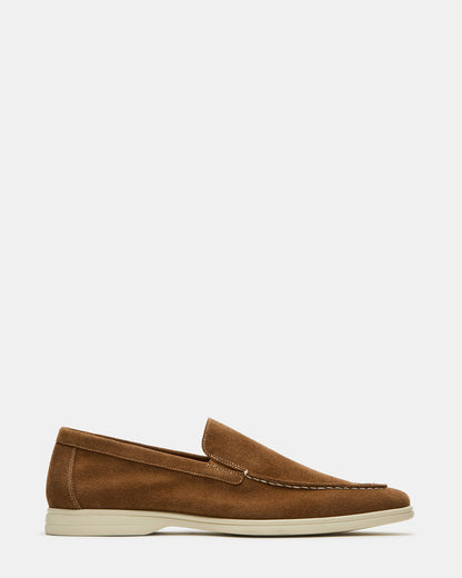 LINUX Chestnut Suede Slip-On Men's Casual | Steve Madden
