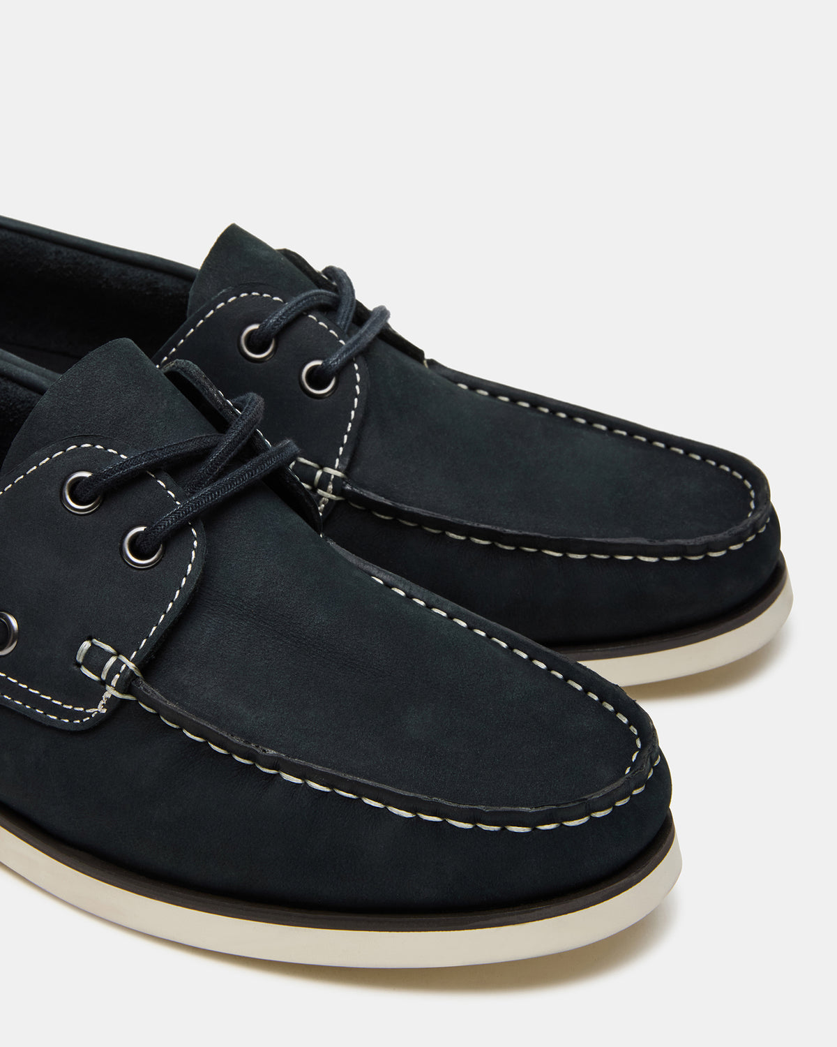 ZEPHYR Navy Slip-On Men's Boat Shoe Loafer | Steve Madden