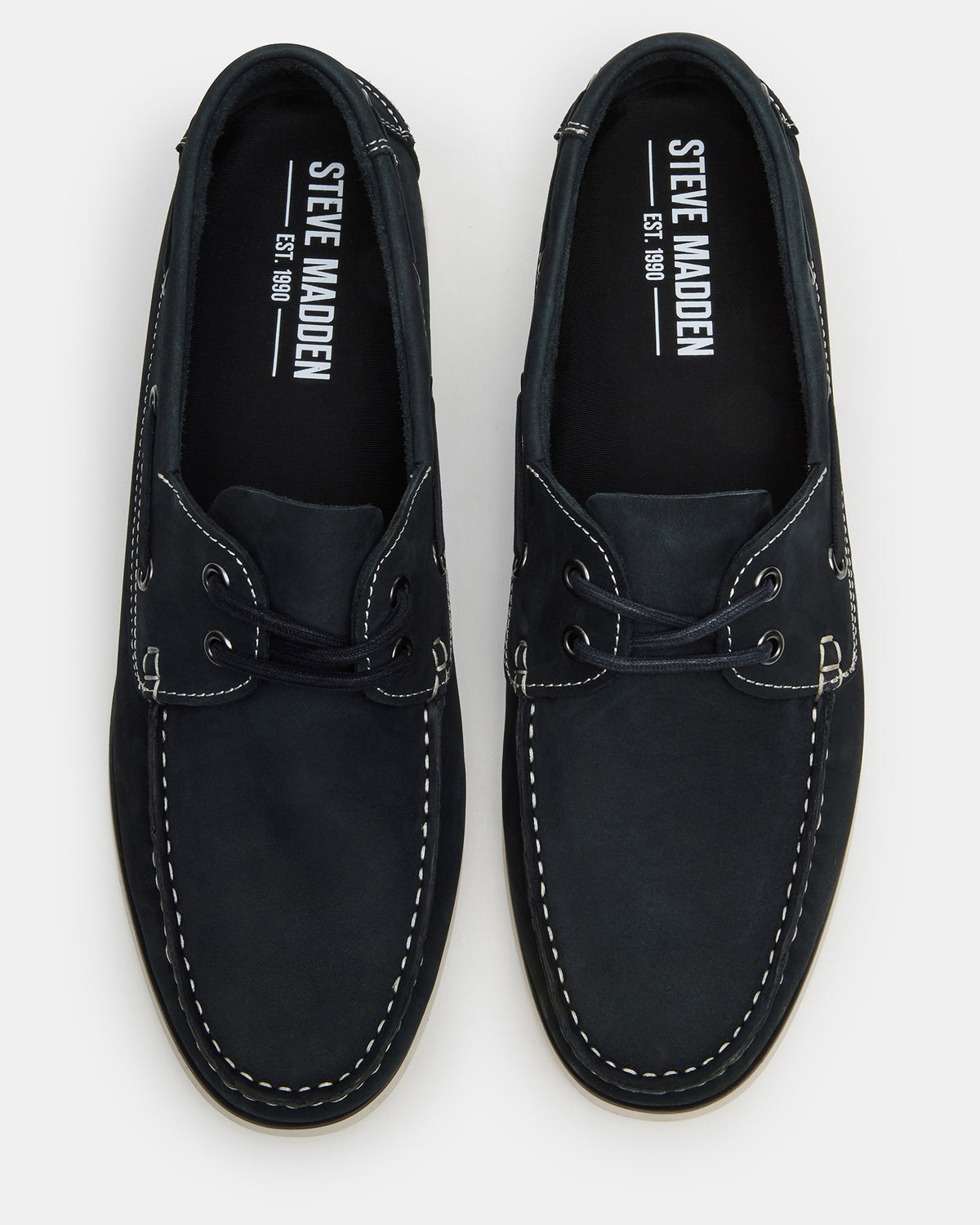 ZEPHYR Navy Slip-On Men's Boat Shoe Loafer | Steve Madden