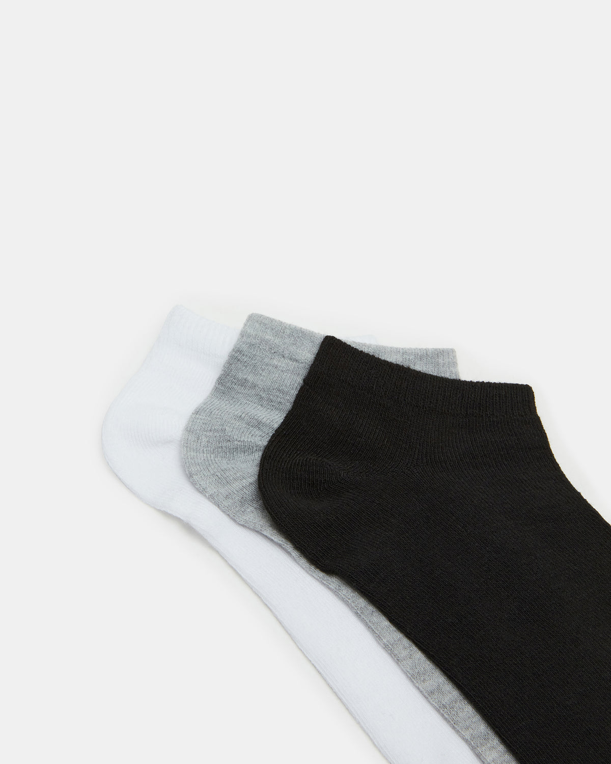 BASIC LOW CUT SOCKS BLACK/WHITE | Men's Multi Pack Low-Cut Socks | Steve Madden