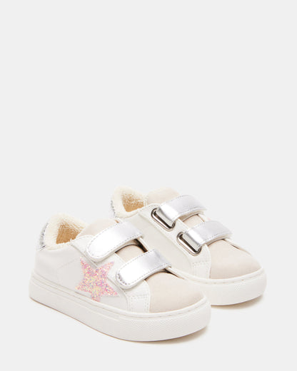 Toddlers' REZUME Denim Fabric Girls' Low-Top Sneaker | Steve Madden