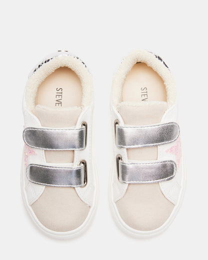 Toddlers' REZUME Denim Fabric Girls' Low-Top Sneaker | Steve Madden
