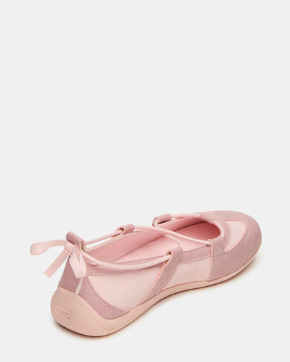 Kids' MEARA Blush Low-Top Lace-Up Girls' Sneaker | Steve Madden