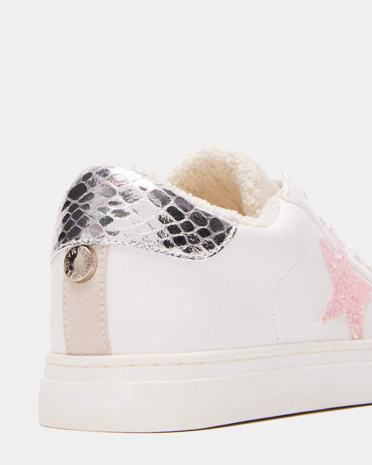Kids' REZUME White Multi Girls' Lace-Up Star Sneakers | Steve Madden