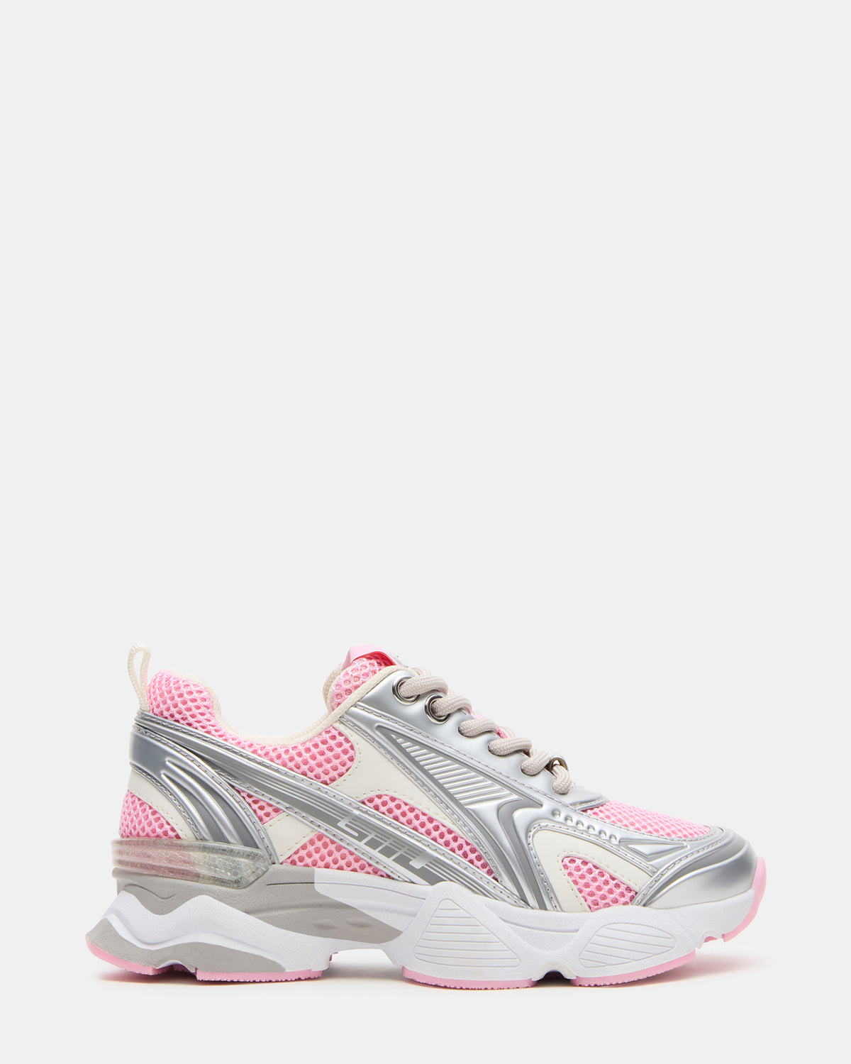 Kids' SPEDSTR Pink Low-Top Lace-Up Girls' Sneaker | Steve Madden