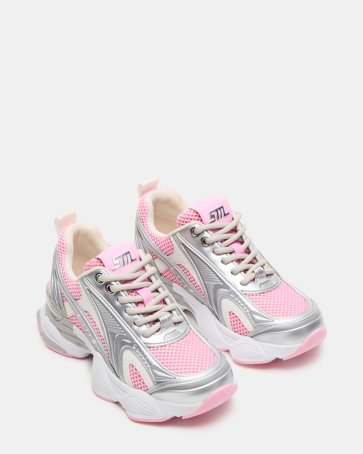 Kids' SPEDSTR Pink Low-Top Lace-Up Girls' Sneaker | Steve Madden