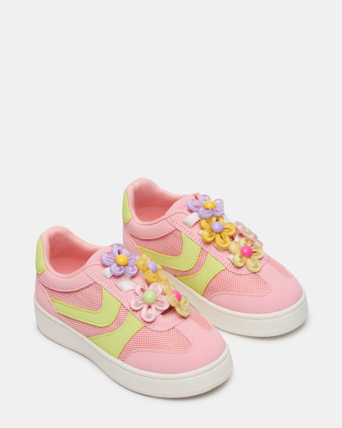 Toddlers' JERSEY Lime/Pink Low-Top Platform Girls' Sneaker | Steve Madden