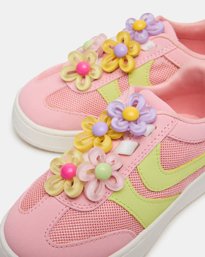 Toddlers' JERSEY Lime/Pink Low-Top Platform Girls' Sneaker | Steve Madden
