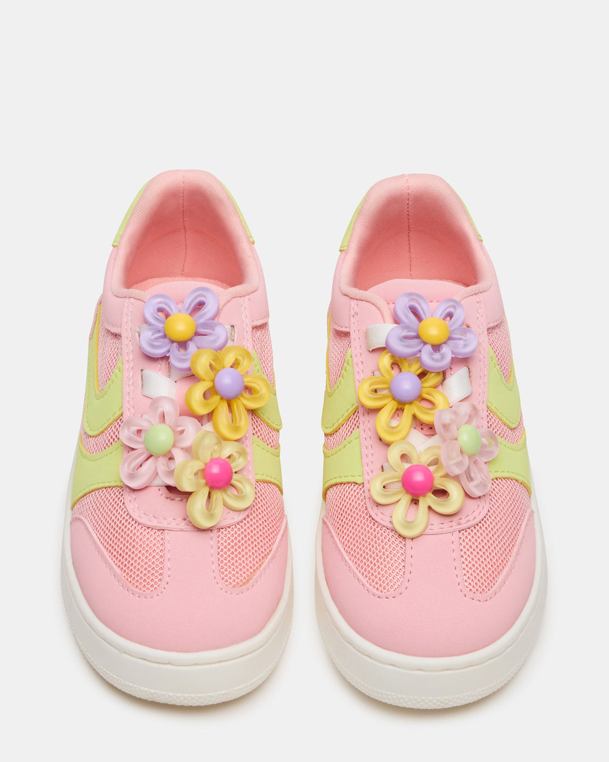 Toddlers' JERSEY Lime/Pink Low-Top Platform Girls' Sneaker | Steve Madden