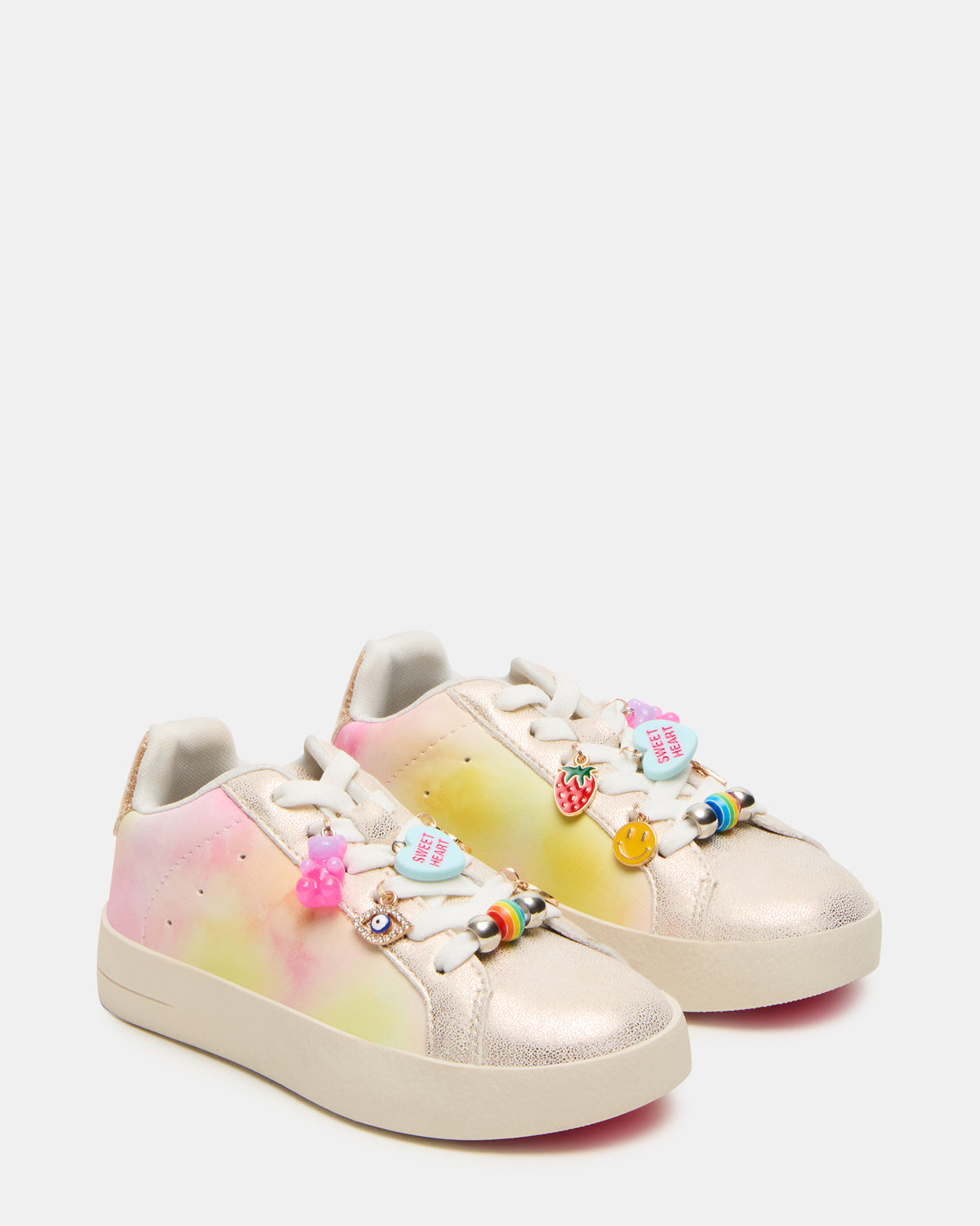 Toddlers' POET Pastel Multi Girls' Low-Top Lace-Up Sneaker | Steve Madden
