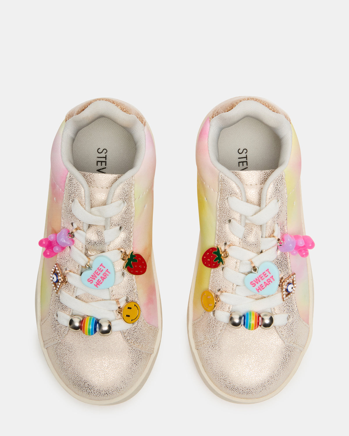 Toddlers' POET Pastel Multi Girls' Low-Top Lace-Up Sneaker | Steve Madden
