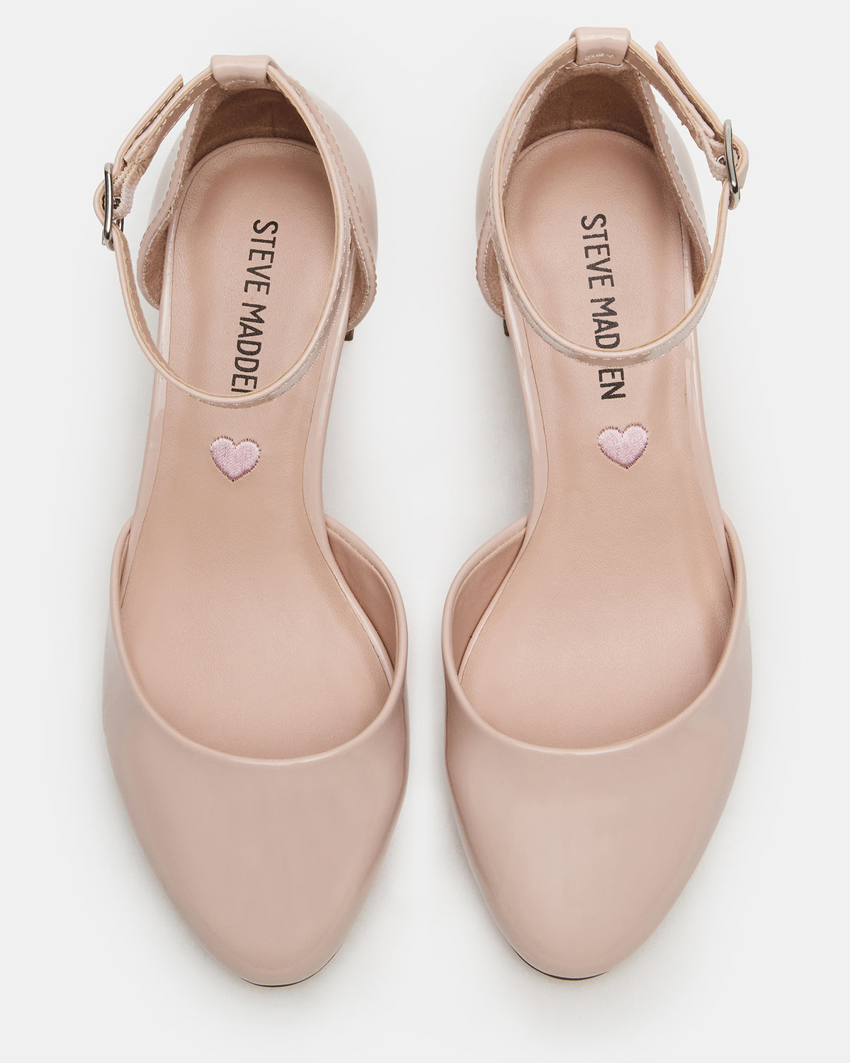 Kids' PRETTYY Blush Patent Girls' Block Heel | Steve Madden