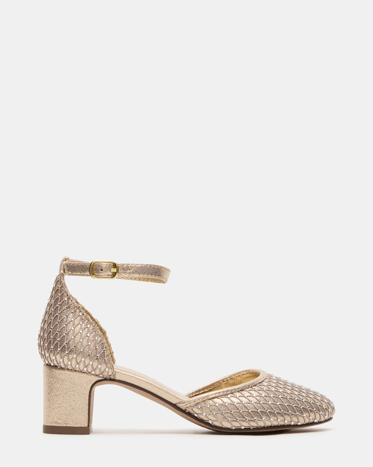 Kids' PRETTYY Gold Girls' Block Heel | Steve Madden
