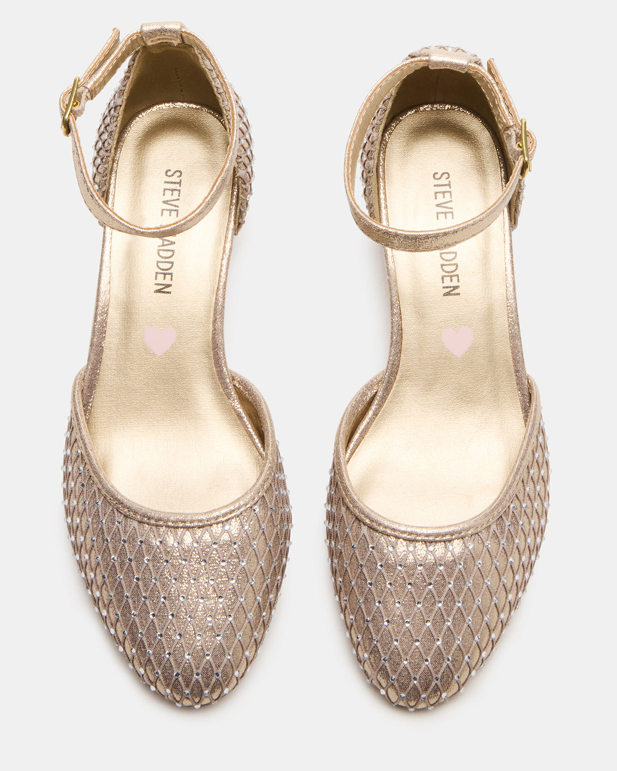 Kids' PRETTYY Gold Girls' Block Heel | Steve Madden
