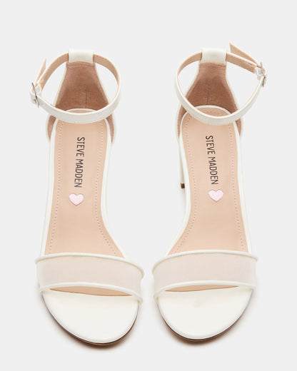 Kids' CARRSON Mesh White Girls' Dress Heel | Steve Madden
