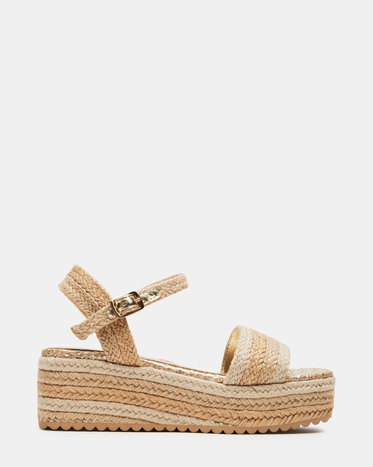 Kids' CLEO Natural Girls' Platform Wedge | Steve Madden