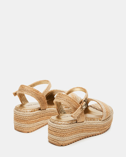 Kids' CLEO Natural Girls' Platform Wedge | Steve Madden