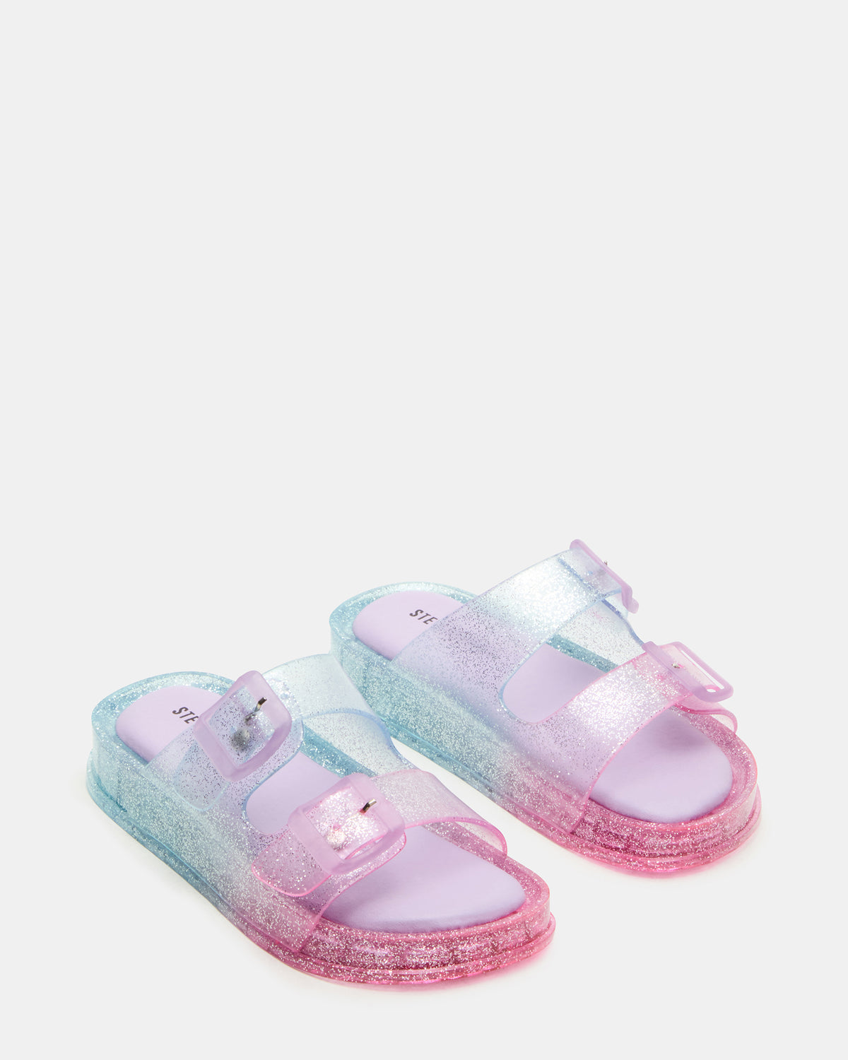 Kids' LOLLI Multi Girls' Flatform Slide Sandal | Steve Madden