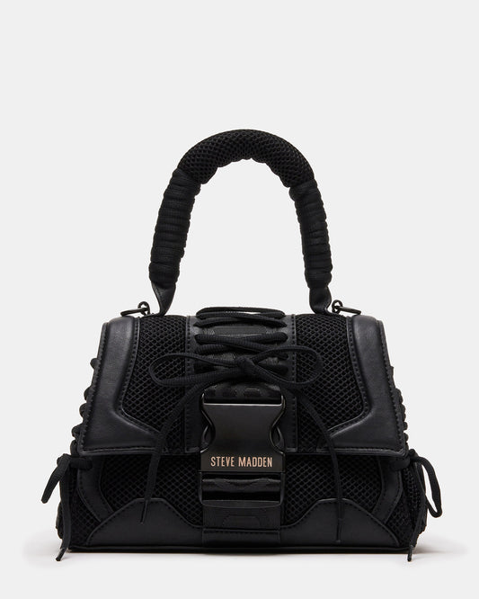 DIEGO Black Women's Handbag with Crossbody Strap | Steve Madden