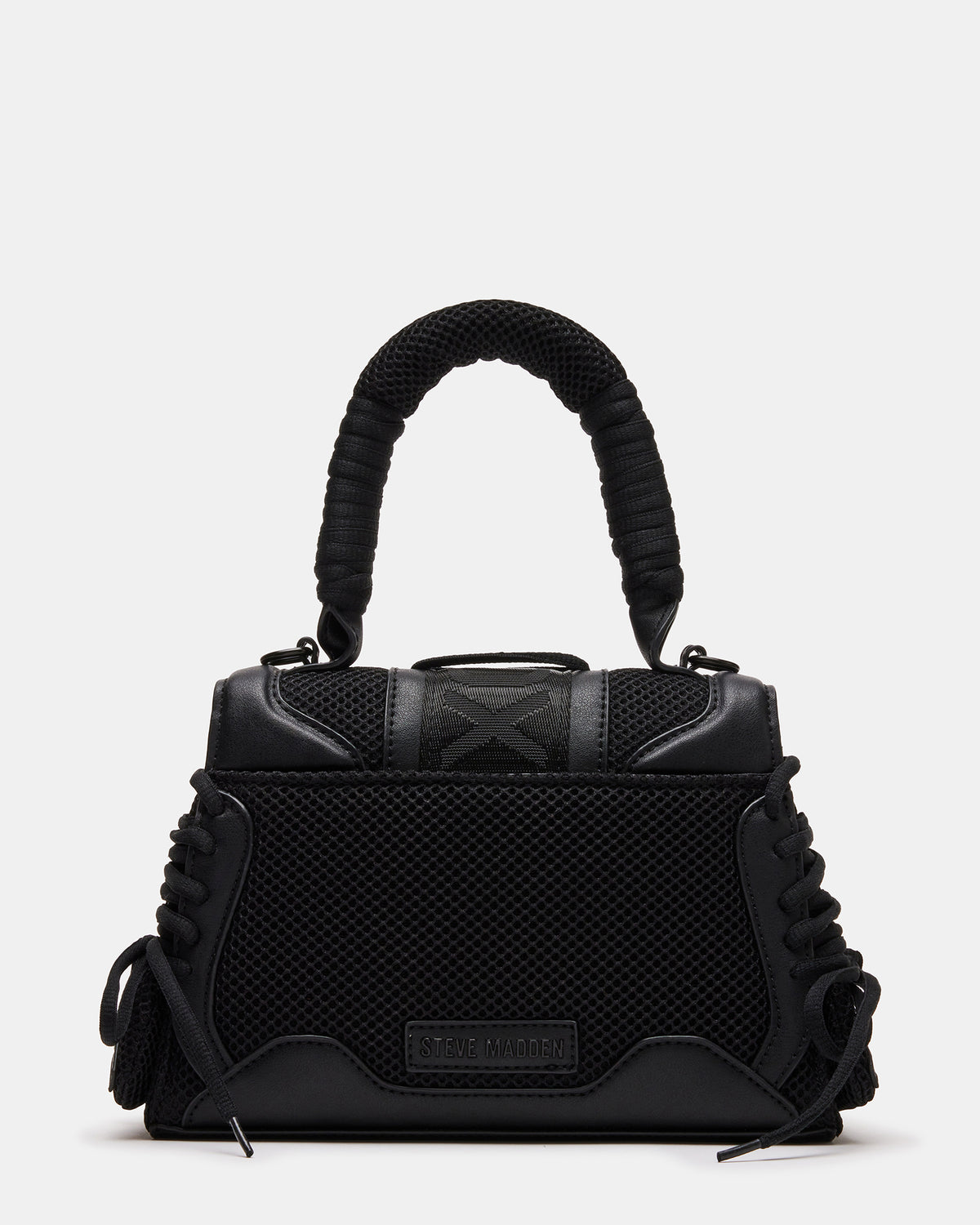 DIEGO Black Women's Handbag with Crossbody Strap | Steve Madden