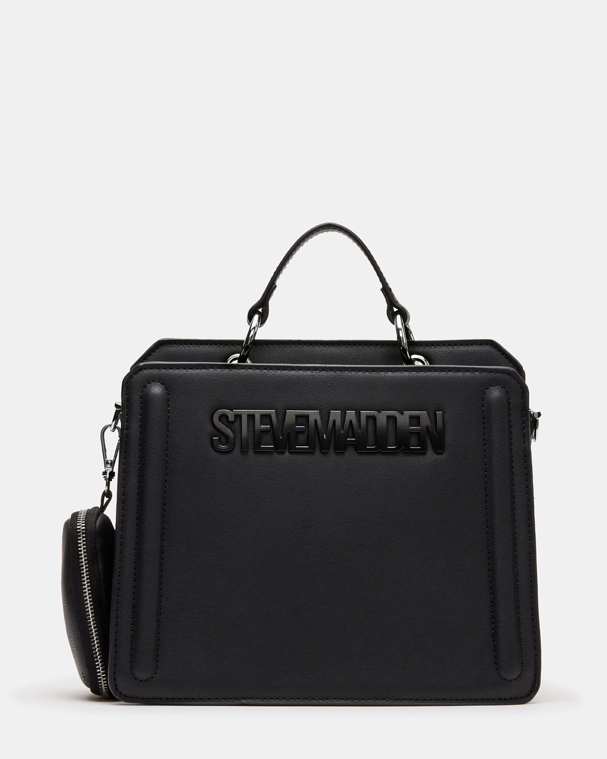 EVELYN Bag Black | Women's Top Handle Crossbody Bag | Steve Madden