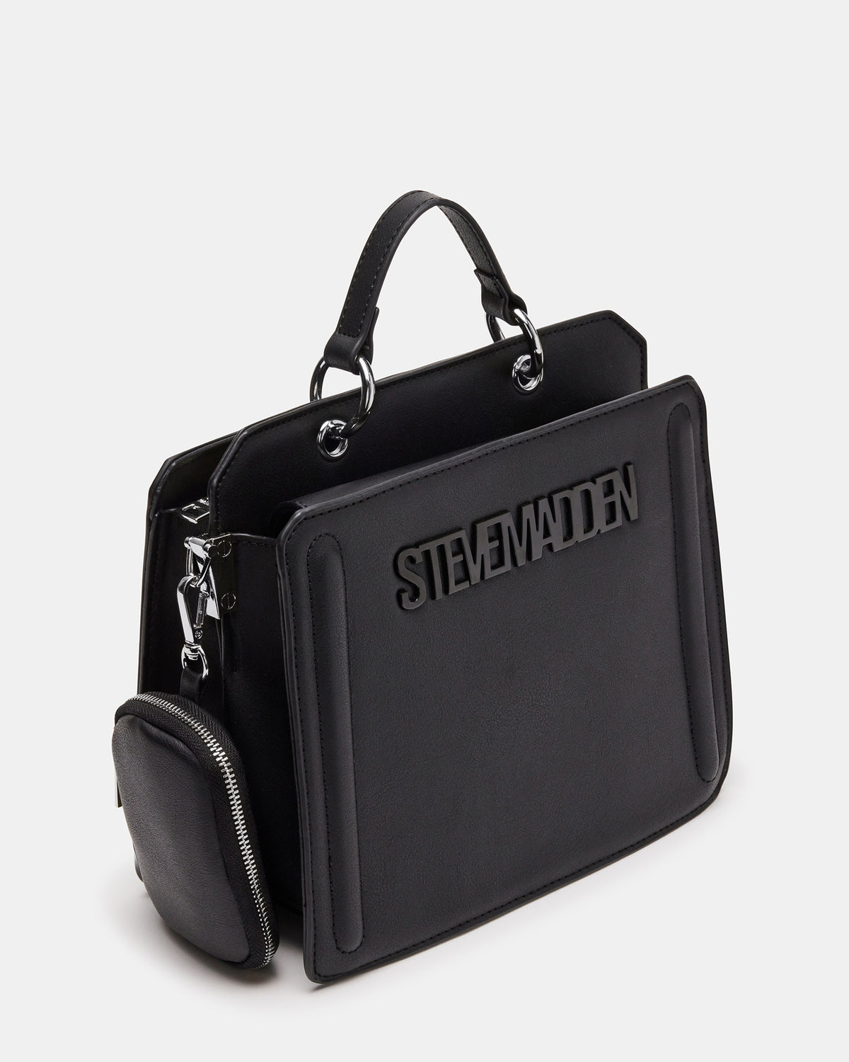 EVELYN Bag Black | Women's Top Handle Crossbody Bag | Steve Madden