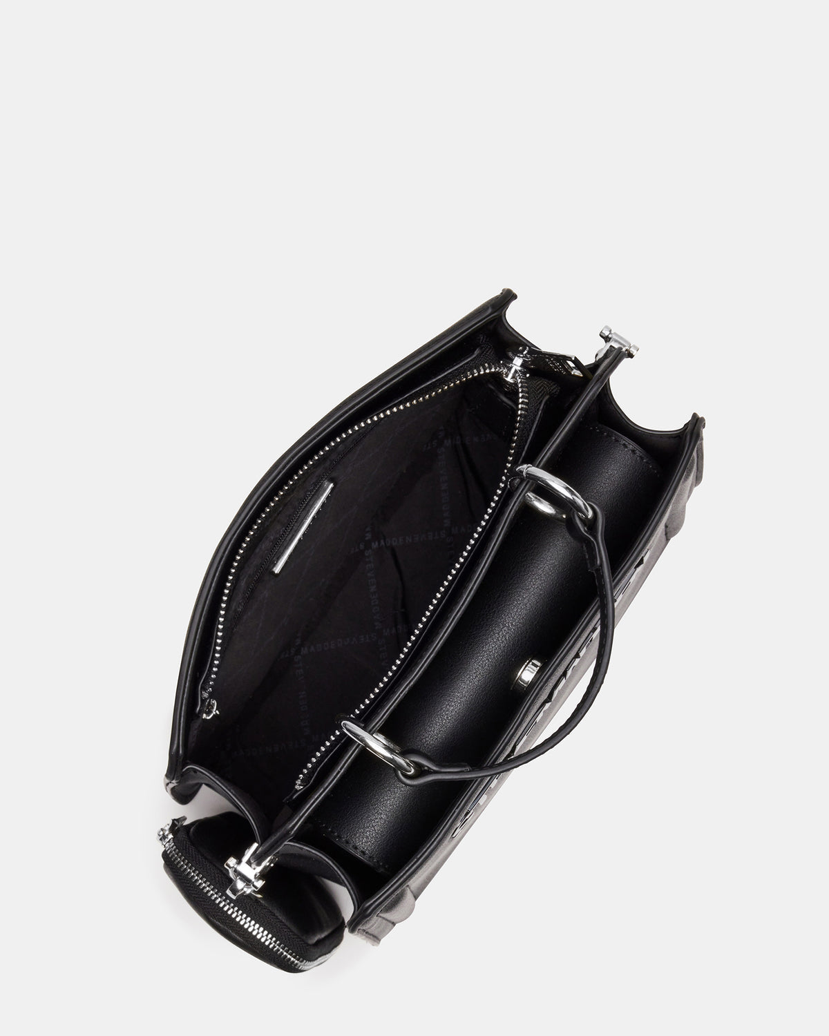 EVELYN Bag Black | Women's Top Handle Crossbody Bag | Steve Madden